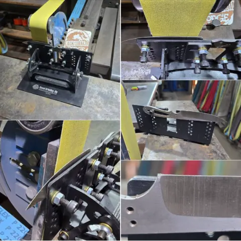 Bevel Grinding Jig by Black Dragon Forge