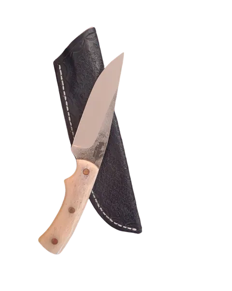 WZ Utility hunter with Stabilized giraffe  bone by Wayne Zietsman
